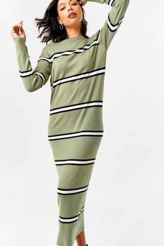 Stripe Column Dress