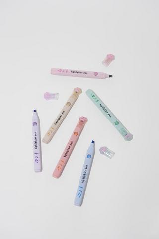 6 Pack Mini Highlighters