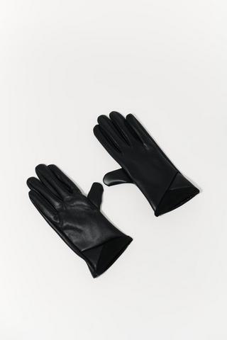 Pleather Gloves