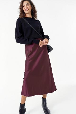 Satin Slip Skirt