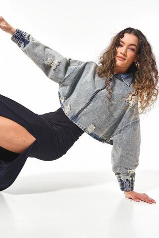 Cropped Denim Jacket