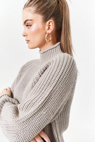 Chunky Crew Neck Knit