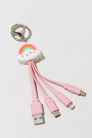 USB Keyring - Rainbow