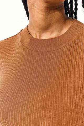 Ribbed Long Sleeve Top