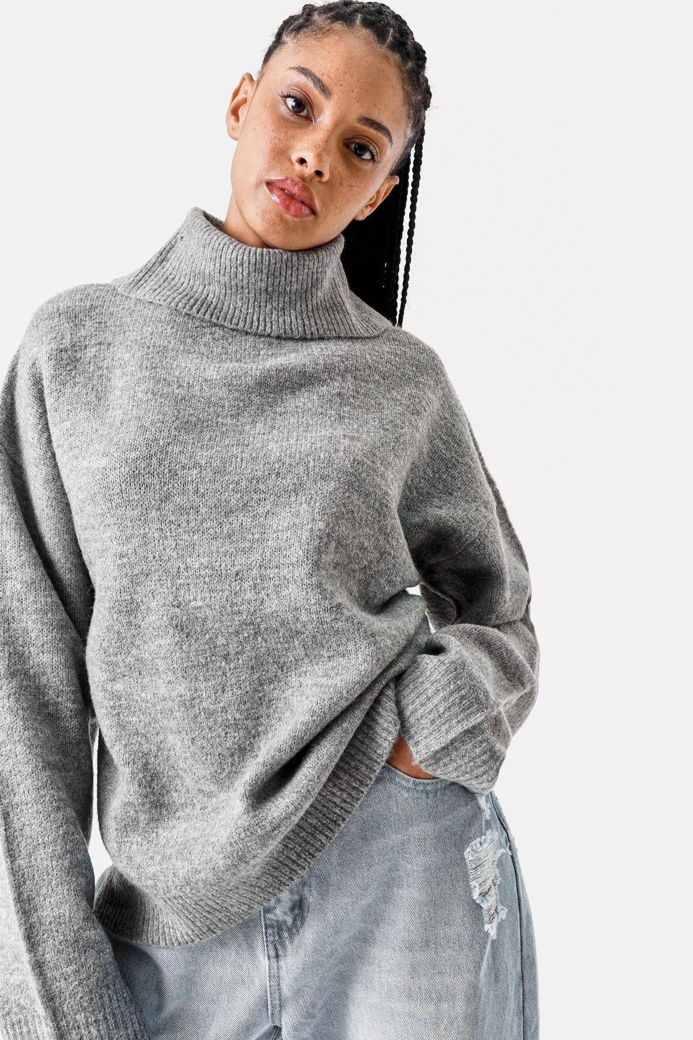 Funnel Neck Knit