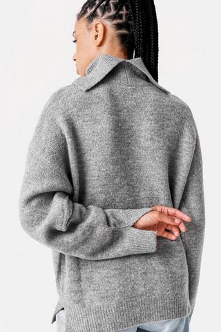 Funnel Neck Knit