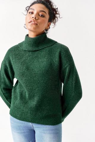 Funnel Neck Knit