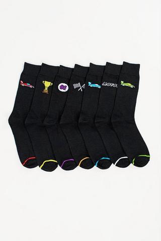 7 Pack Socks