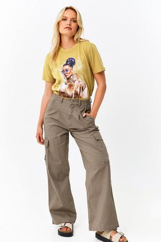 Wide Leg Cargo Pants