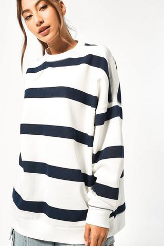 Stripe Oversize Active Top