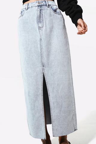 Denim Maxi Skirt