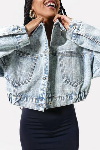 Cropped Denim Jacket