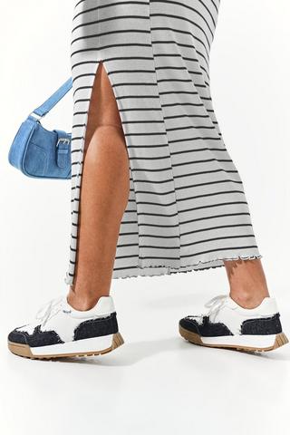Stripe Bodycon Skirt