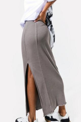 Ribbed Bodycon Skirt