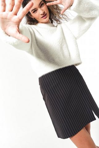 Pinstripe Mini Skirt