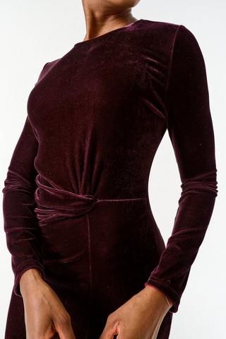 Velour Bodycon Dress