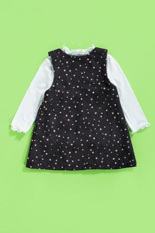 Corduroy Dress And T-Shirt Set
