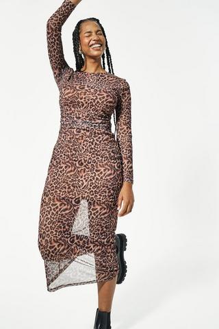 Mesh Maxi Dress