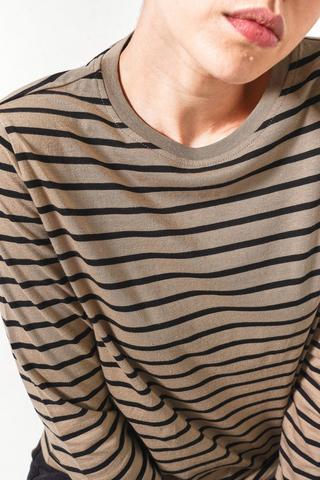 Stripe Long Sleeve Top