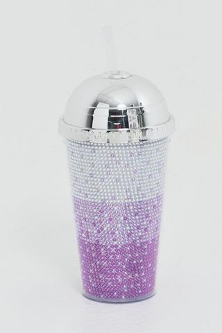 Diamante Straw Cup