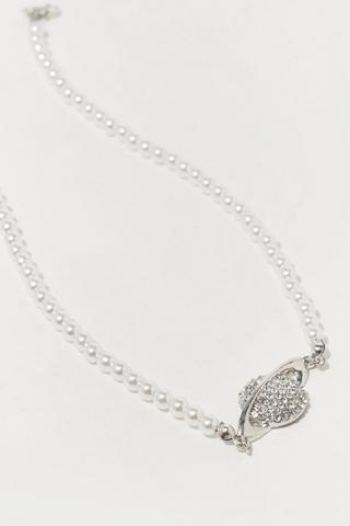 Oyster Bead Planet Necklace