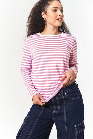 Stripe Long Sleeve Top