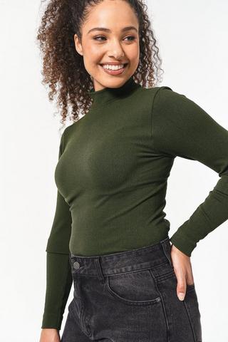 Seamless Turtle Neck Top