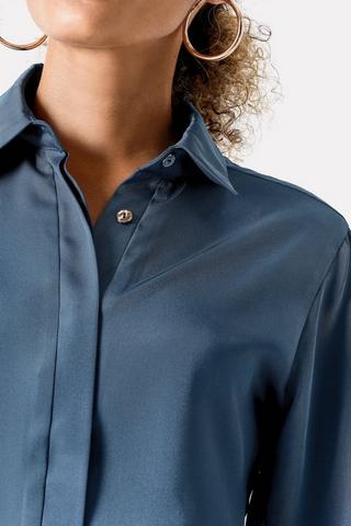 Slouchy Satin Shirt