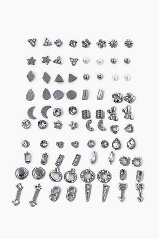 40 Pack Stud Earrings