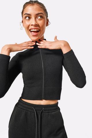 Seamless Zip-Through Top