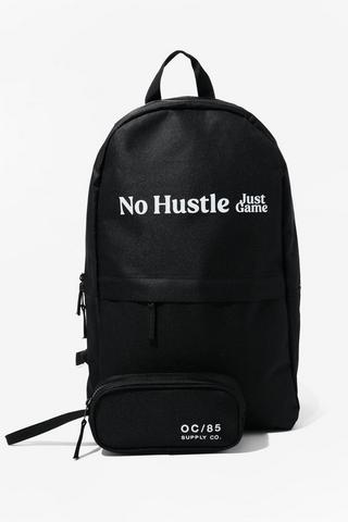 Backpack And Vanity Bag Set