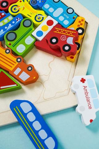 Wooden Transport Puzzle