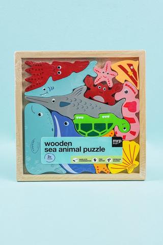 Wooden Sea Animal Puzzle