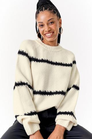 Chunky Stripe Knit