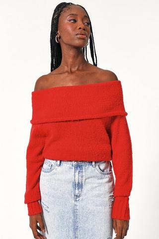 Off The Shoulder Knit