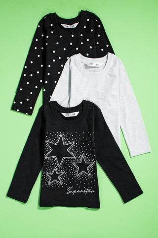 3 Pack Long Sleeve Tops