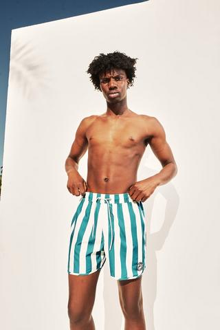 Striped Swim Shorts