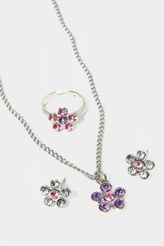 Flower Jewellery Set