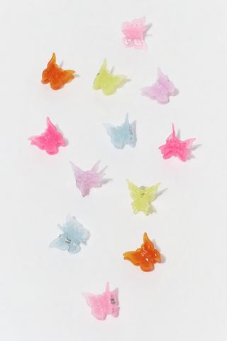12 Pack Butterfly Clips