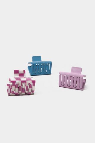 3 Pack Mini Hair Claw