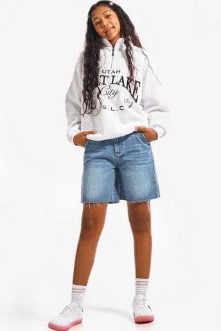 Denim Bermuda Shorts