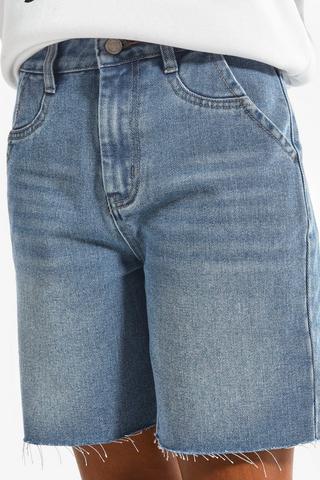 Denim Bermuda Shorts