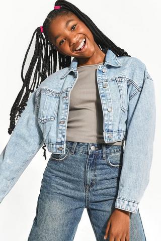 Cropped Denim Jacket