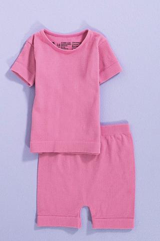 T-Shirt And Cycle Shorts Set