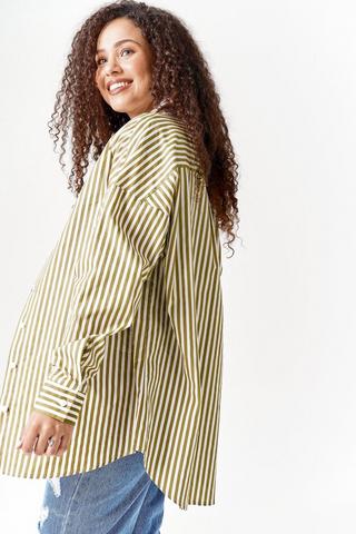 Oversized Stripe Shirt