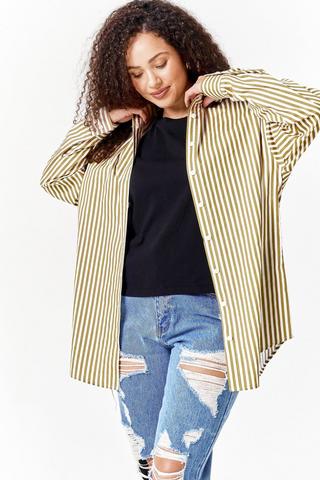 Oversized Stripe Shirt