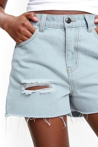 Denim Mom Shorts