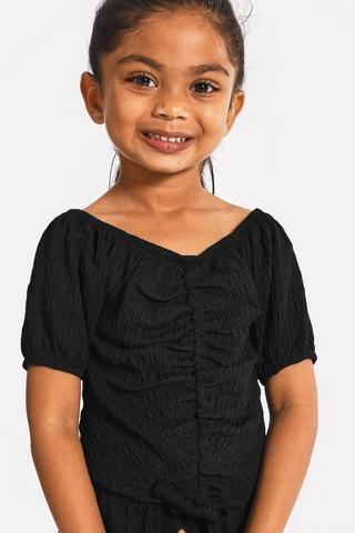 Short Sleeve Top And Pants Set