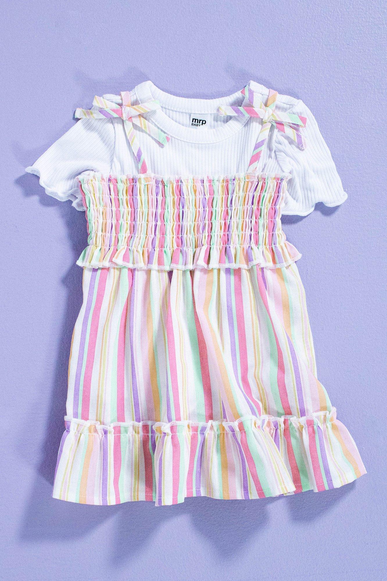 Ashley Slip Dress Striped main image 1