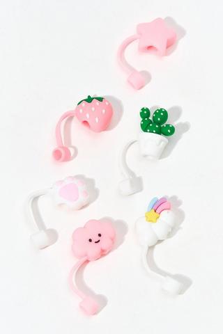 6 Pack Straw Topper